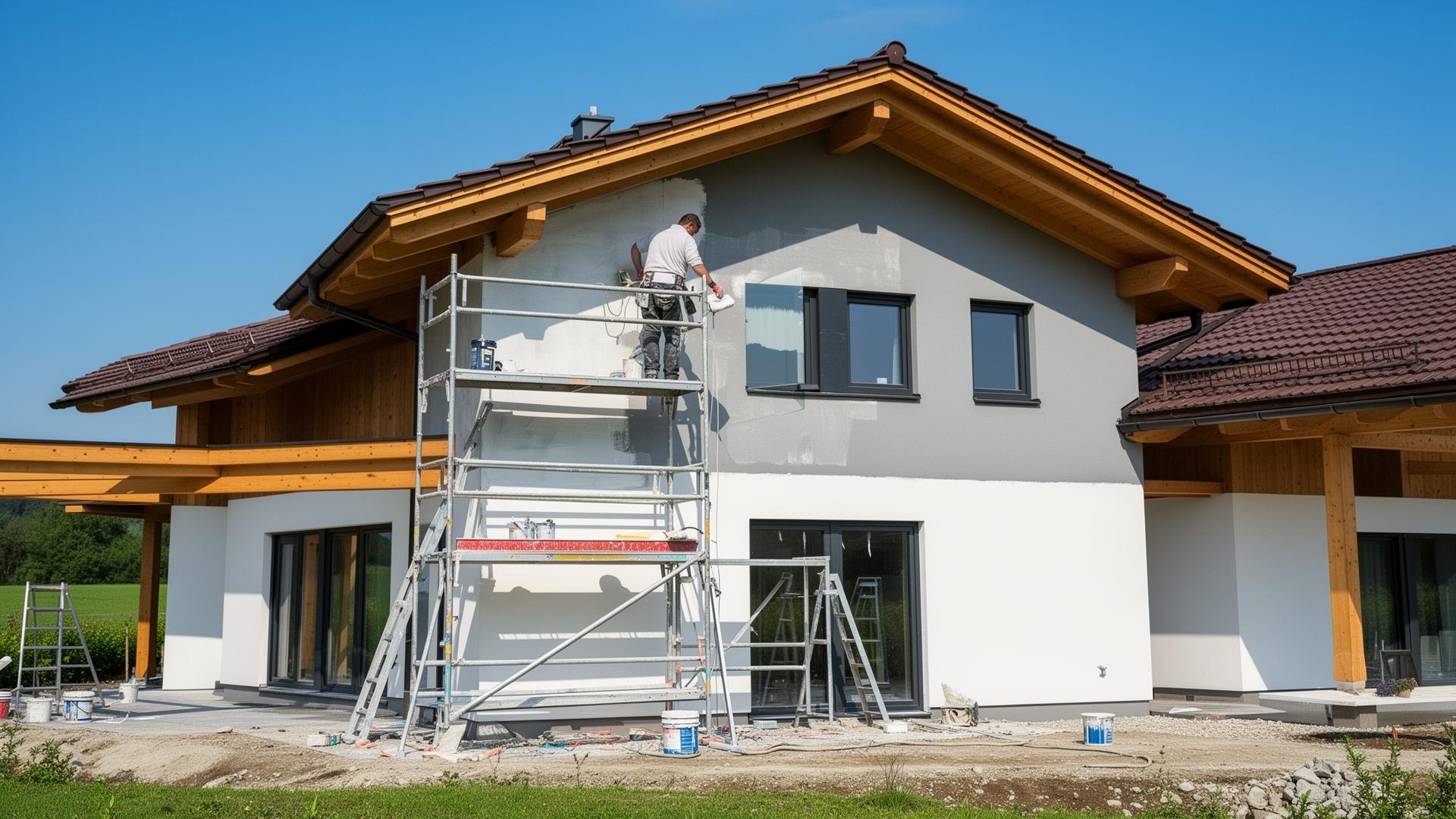 Maler bei der Arbeit – Malerbetrieb A&I Rosenheim